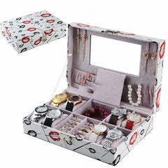 Women DIY Home Storage Desk Case Makeup Organizer Box