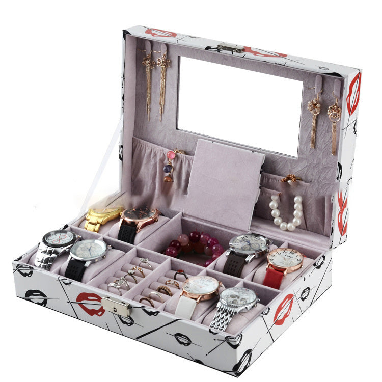 Women DIY Home Storage Desk Case Makeup Organizer Box