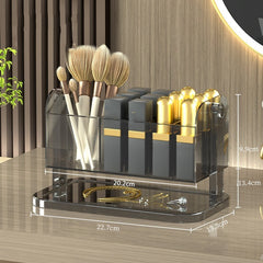 PET Rotatable Lipstick Makeup Brush Storage Box