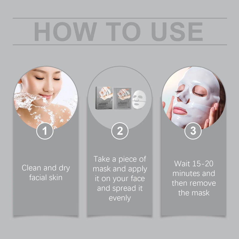 Bio Collagen True Deep Mask, Collagen Mask Overnight, Facial Care Collagen Mask Moisturizing Anti-Aging Mask