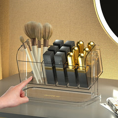 PET Rotatable Lipstick Makeup Brush Storage Box